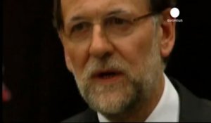 L'hommage de Mariano Rajoy, chef du gouvernement...