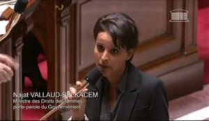 Entrepreunariat Féminin : question au gouvernement et réponse de Najat Vallaud-Belkacem