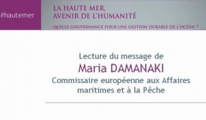 13-Message de Mme Maria DAMANAKI lu par Mme Anne Houtman - Conférence Haute-mer 2013 - cese