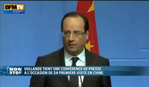 Hollande en Chine: le déséquilibre du commerce extérieur pas "soutenable et durable" - 25/04