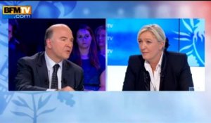 Passe d’armes entre Marine Le Pen et Pierre Moscovici - 29/04