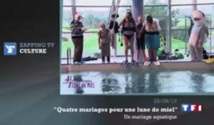 Zapping TV : le mariage dans la piscine ne se passe comme prévu