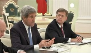 John Kerry en visite à Moscou