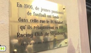 Hommage au FC Neudorf 1906, l'ancêtre du RC Strasbourg