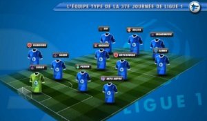 L'équipe-type de la 37e journée de Ligue 1