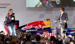 Sebastian Vettel teste le Renault Twizy