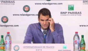 Roland-Garros - Federer : ''Je me sentais bien''