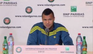 Roland-Garros - Tsonga : ''Une victoire positive''
