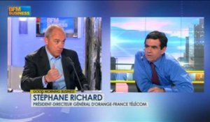 France Télécom devient Orange : Stéphane Richard dans Good Morning Business - 29 mai