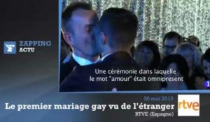 Ce que les médias étrangers ont dit du premier mariage gay en France