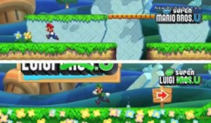 New Super Luigi U - Comparaison entre Mario et Luigi