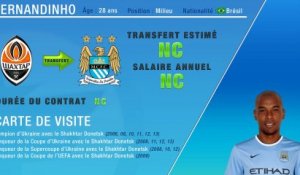 Officiel : Fernandinho transféré à Manchester City !