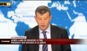 Chronique éco de Nicolas Doze: le FMI présente ses excuses à la Grèce - 06/06