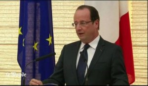 Hollande : "Je demande que ces journalistes soient immédiatement libérés"