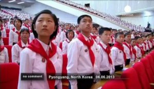 Corée du Nord : journée des enfants... Et... - no comment
