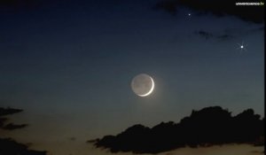 La Lune, Vénus et Mercure
