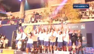La cérémonie officielle du Paris Saint-Germain Handball