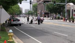 Crystal City : Accident durant la course de vélo