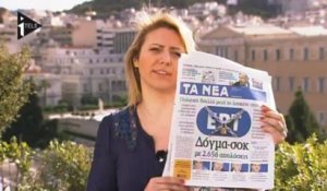 L'écran noir qui choque la Grèce