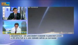Arianespace : Le salon du Bourget : Stéphane Israël dans Good Morning Business - 14 juin