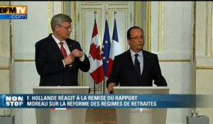 Retraite: Hollande souhaite " une réforme de long terme" - 14/06