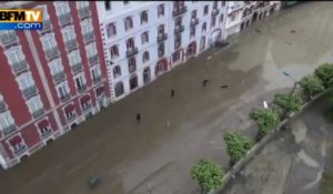 Inondations à Lourdes: les dégâts vus du ciel grâce au drone BFMTV - 20/06