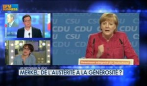 Merkel : de l’austérité à la générosité ? dans Les décodeurs de l'éco - 24 juin 4/5