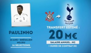 Officiel : Paulinho signe à Tottenham !