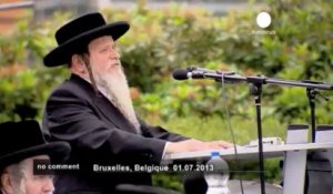 Manifestation de juifs orthodoxes à Bruxelles - no comment
