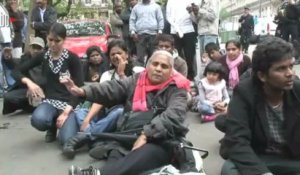 Les manifestants tamouls délogés à Paris