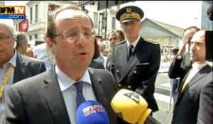 Hollande sur le Tour de France: "C'est un très beau geste" - 07/07