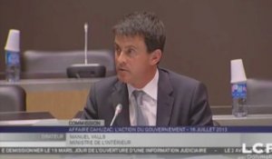 Commision Cahuzac : Valls soutient qu'il ne disposait d'aucun élément