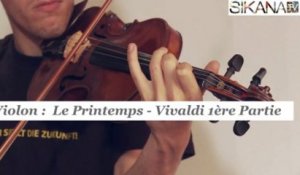 Cours violon : Le printemps partie 1 - Vivaldi - HD