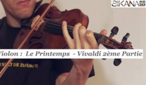 Cours violon : Le printemps partie 2 - Vivaldi - HD