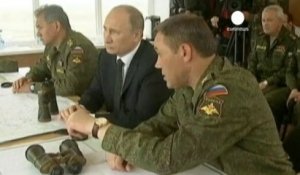 Démonstration de force de l'armée russe
