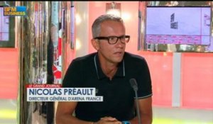 Nicolas Préault, directeur général d'Arena France dans Le Grand Journal - 18 juillet 3/6