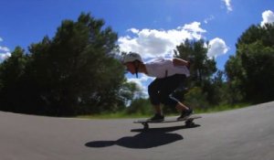Longboarding in Barcelona with the Baffle 37