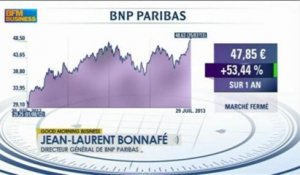 Jean-Laurent Bonnafé, Directeur Général de BNP Paribas, dans Good Morning Business - 31 juillet