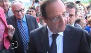 Emploi : François Hollande en visite à La Roche-sur-Yon