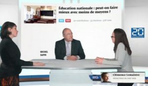 Michel Sapin : «Ce n'est pas parce qu'on a plus de profs qu'on a un meilleur système éducatif»