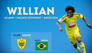 Willian, la pépite brésilienne de l'Anzhi