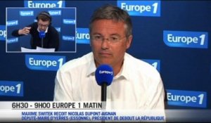 Dupont-Aignan : "Souhaite à François Hollande d'ouvrir les yeux"