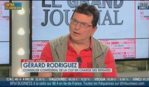 Gérard Rodriguez, conseiller confédéral de la CGT en charge des retraites, dans Le Grand Journal - 13/08 4/6