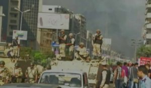 Egypte : un des hauts lieux de la contestation des islamistes évacué