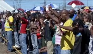 Afrique de sud : commémoration du "massacre de Marikana"