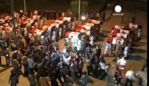 Egypte : funérailles de 25 policiers tués dans le Sinaï
