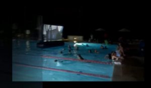 AquaScreen la télévision gonflable pour piscine