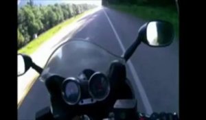 Un motard percute un ours à 140 km/h