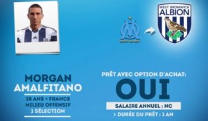 Officiel : Amalfitano prêté à WBA avec option d'achat !