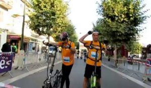 Course d'elliptigo à Aix-les-Bains, une première en France